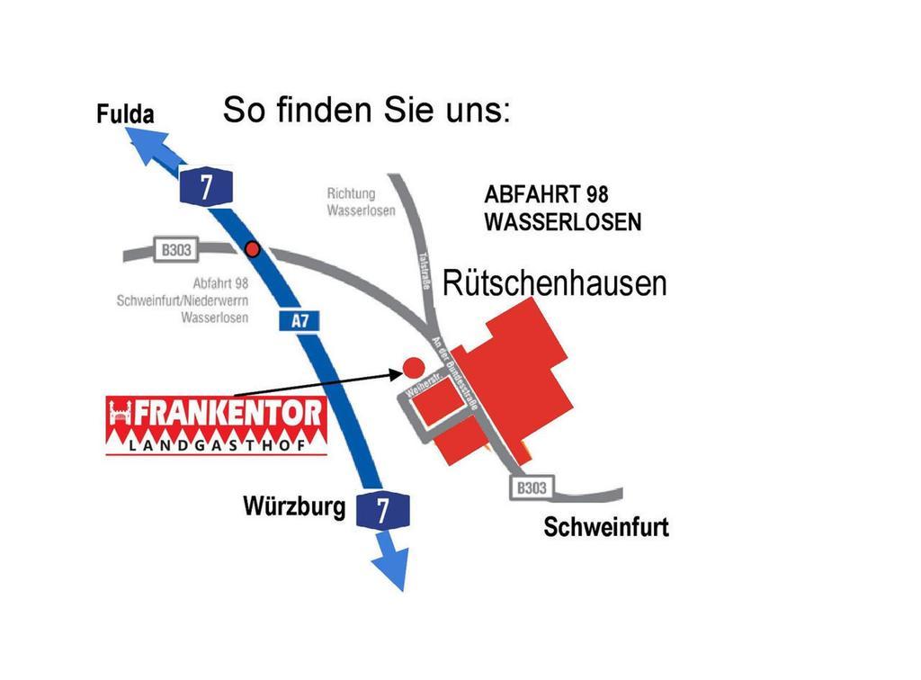 Landgasthof Frankentor 바셀로센 외부 사진